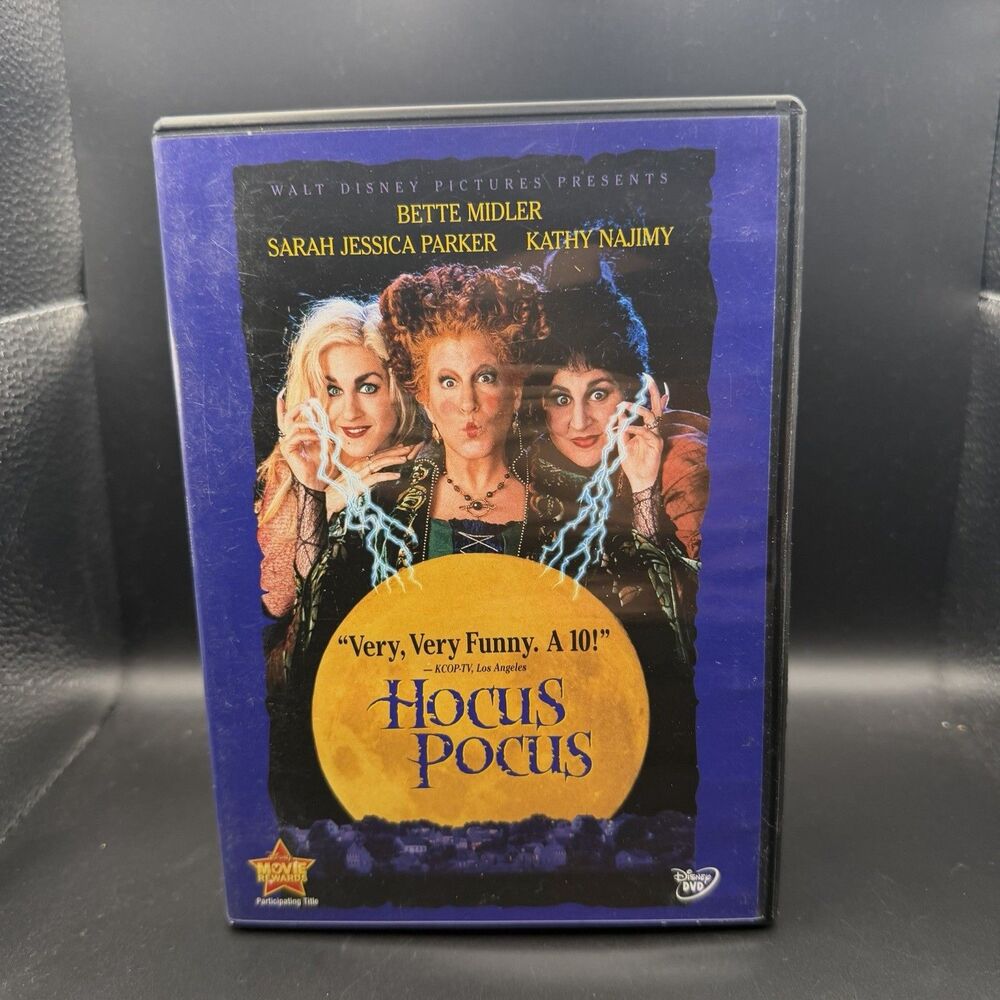Hocus Pocus DVD 2001 Bette Midler Sarah Jessica Parker Kathy Najimy Widescreen